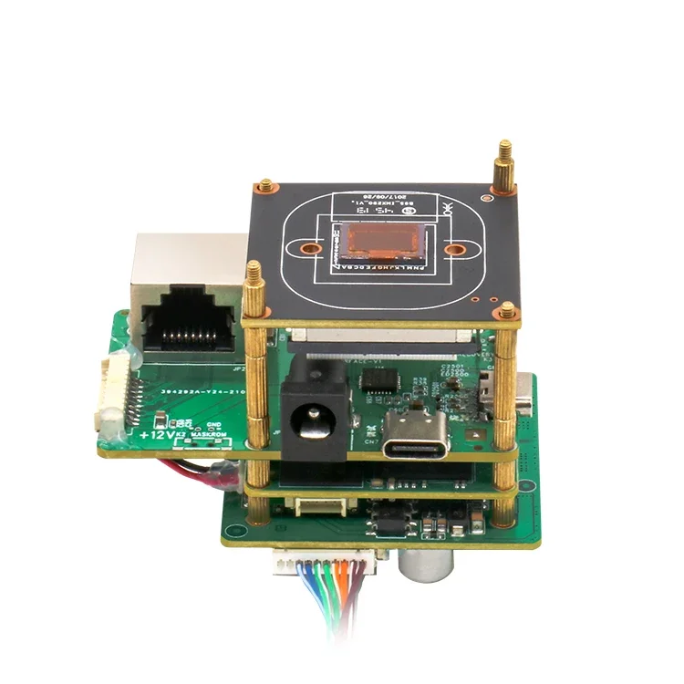 IPC-38 Board Ethernet WIFI 1080P 30fps Low Light Rockchip RV1126 IP Camera Module with RS232 for Industrial Security Monitoring