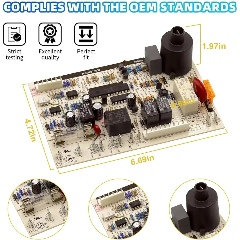 アップグレードされた 628661 RV 冷蔵庫ボード - Norcold N8、N6、N4 シリーズなど用の直接交換用電源制御回路基板 - Co