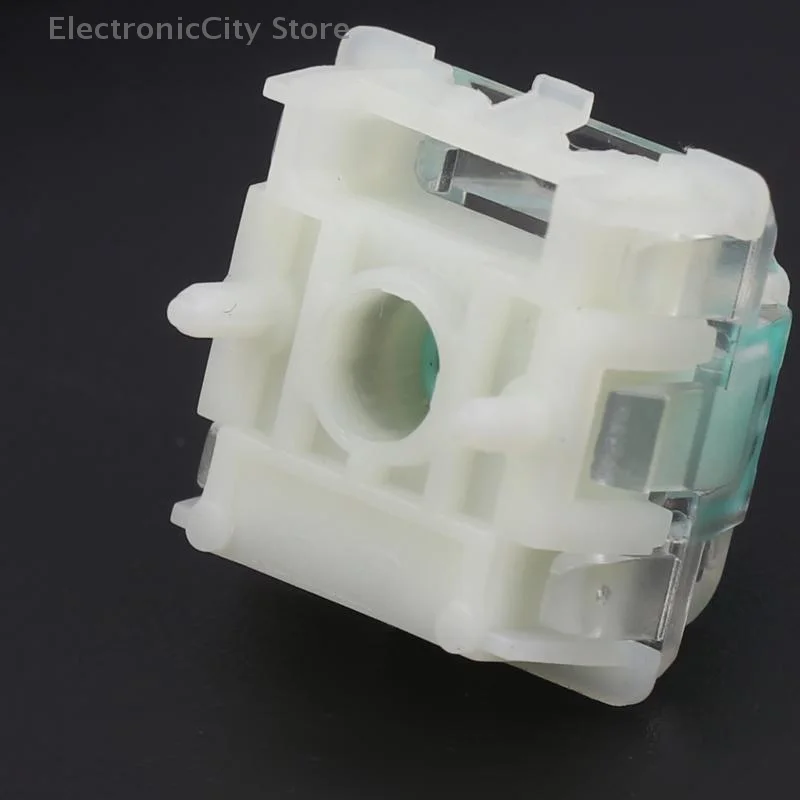 

Зеленая ось магнитная ось Wooting60HE Stock Lekker Переключатель эффектов Холла 60 г Линейная клавиатура HE Механический переключатель клавиатуры Линейный