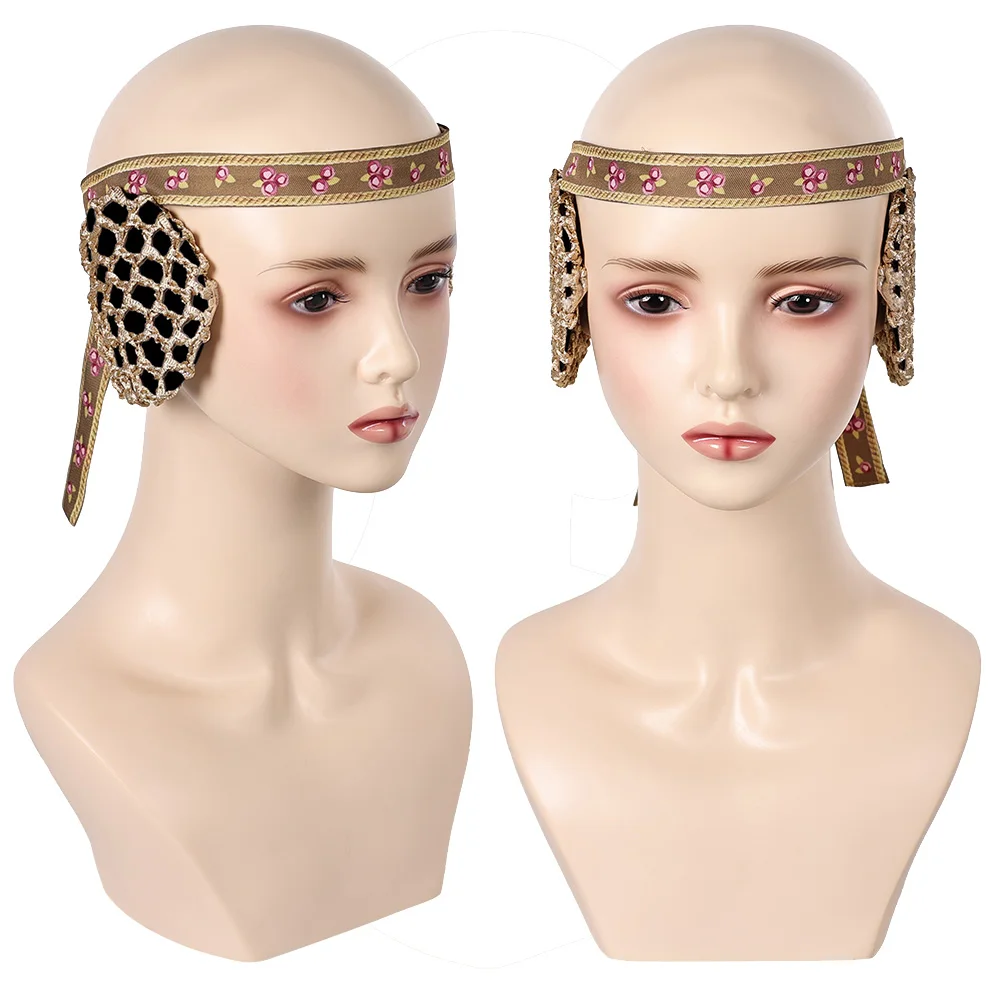 Padme cosplay fantasia amidala perucas de cabelo headwear filme espaço batalha cosplay traje disfarce acessórios feminino fantasia adereços
