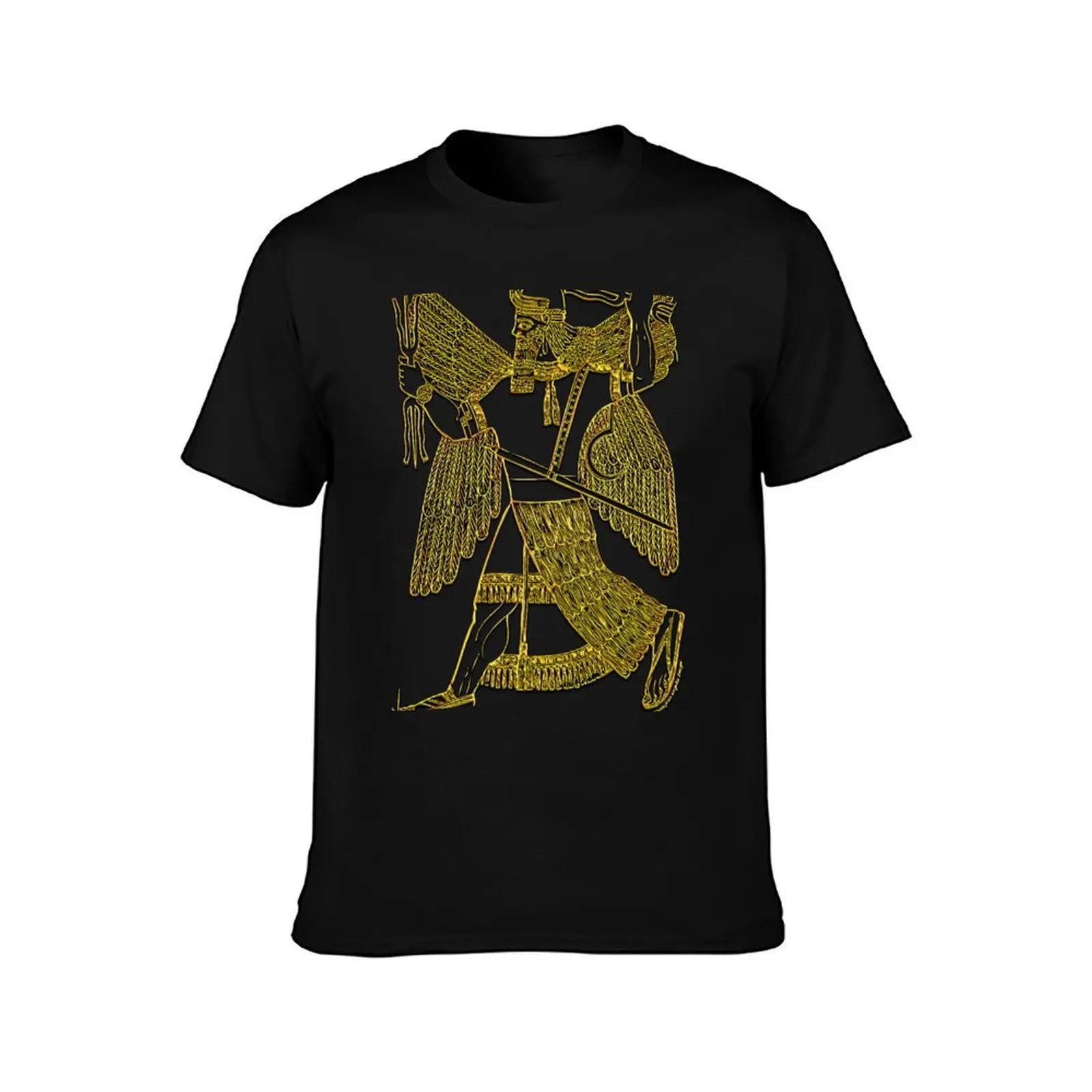 Sumerian in Bronze T-Shirt Retro Style Print Casual Top T-Shirt