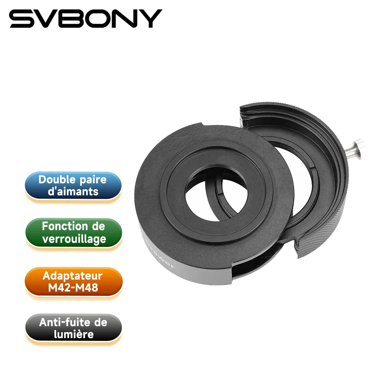 Svbony SV226 tiroir-filtre moulage intégré conception de fuite de lumière Nti avec support pour photographie de ciel profond montée sur filtre
