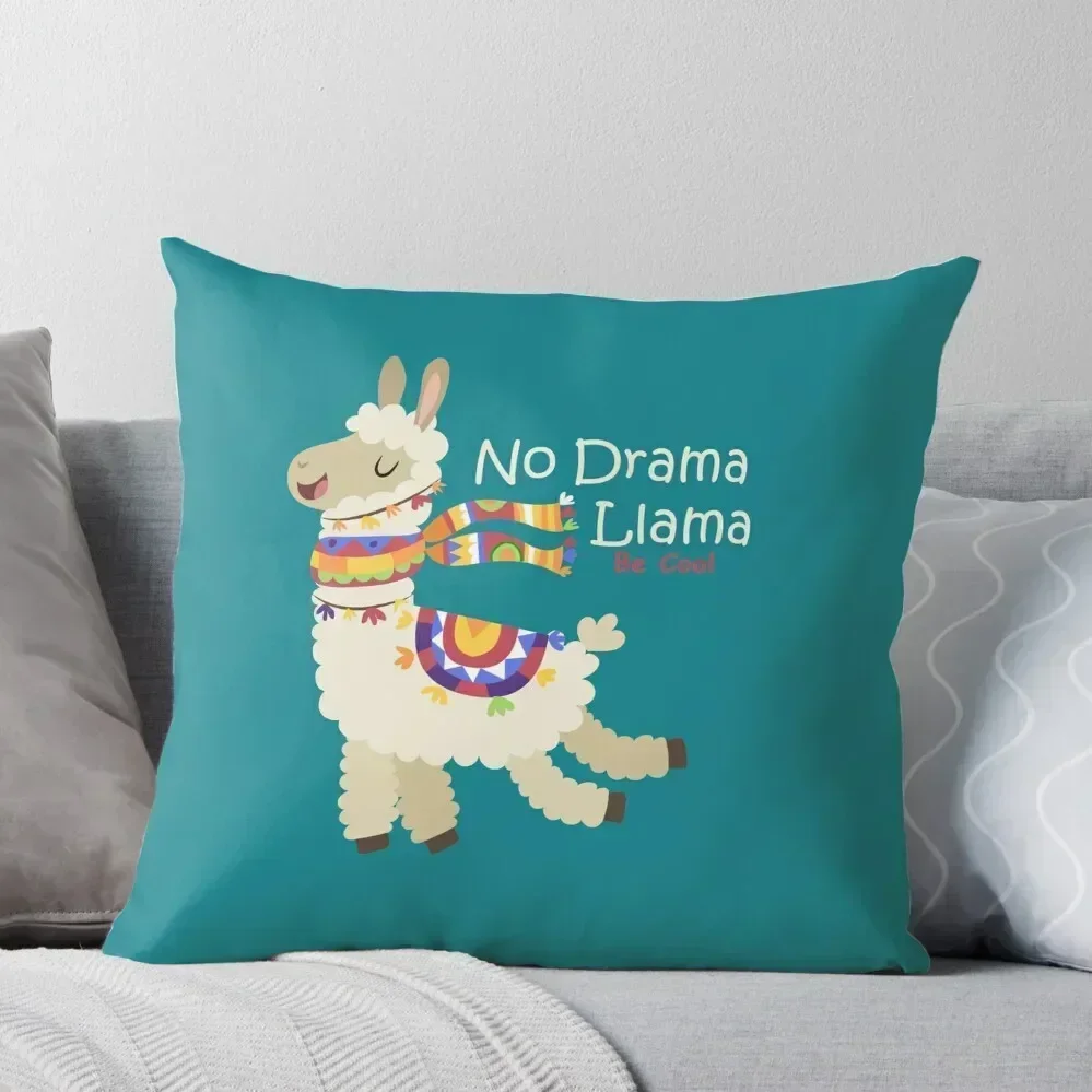 

No Drama Llama Throw Pillow Anime christmas decorations for home 2025 sleeping pillows pillow