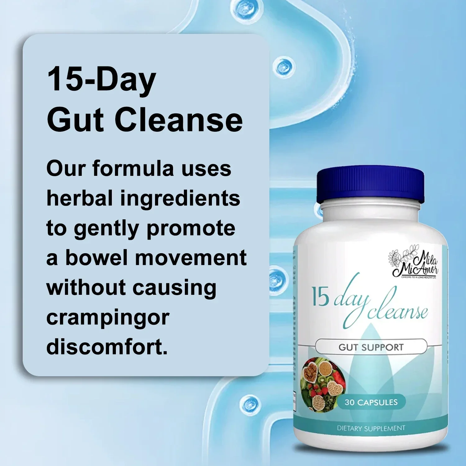 15 Day Cleanse - Relieves Bloating, Constipation and Promotes Gut Health