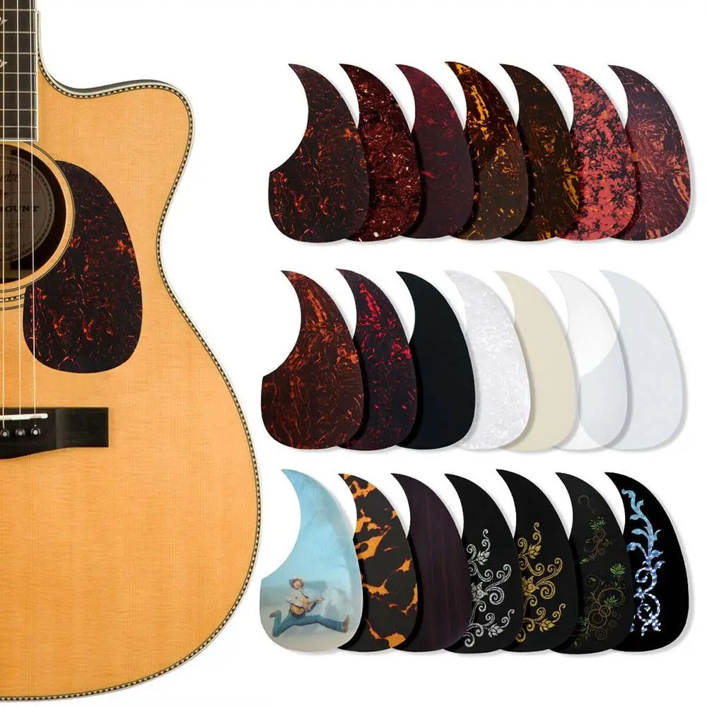 Self-adhesive Pick Guard Sticker for Acoustic Guitar Accessories Professional Folk Acoustic Guitar Pickguard