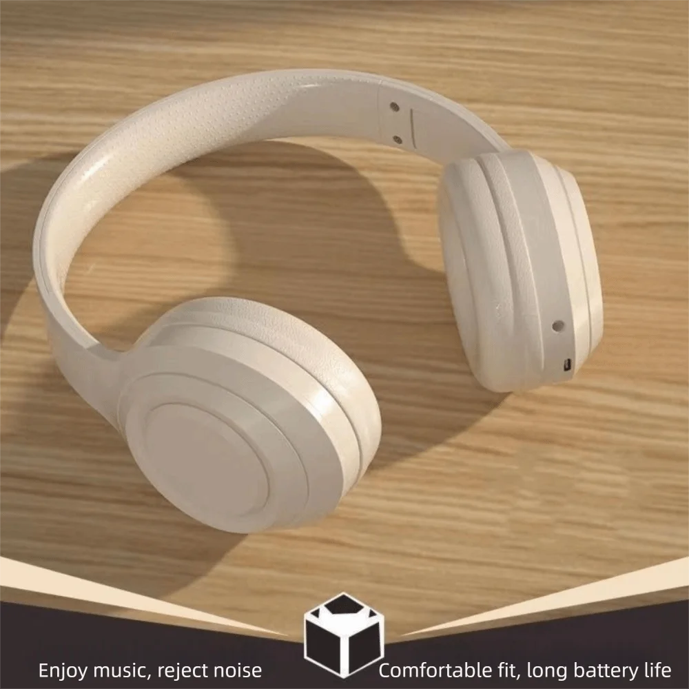 Wireless Bluetooth Headphones Over Ear HIFI Stereo Headsets Noise Reduction Sports Gaming Earphones Music Player with Mic Gifts
