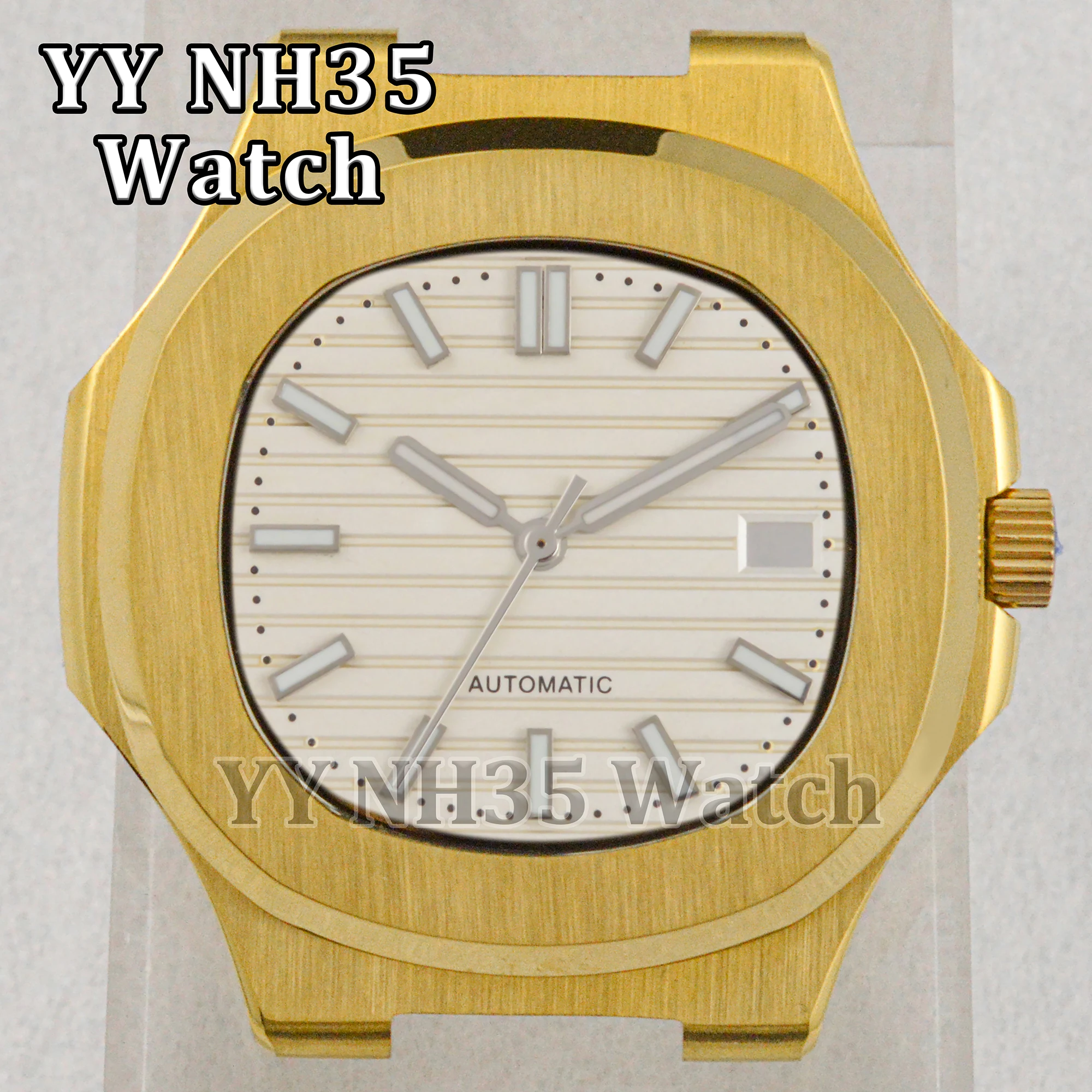 

NH35 Case 41mm Case for Nautilus Watches Mod Parts Replacements Sapphire Glass 10ATM Waterproof Watch Case fit NH35 Movement