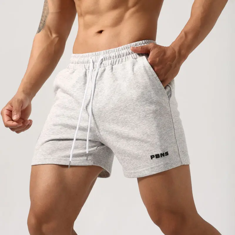 Fitness Sports Shorts Men American 3-point Pants Elastic Running Casual Muscle Squat Training Dog Three-point Pants Men Summer