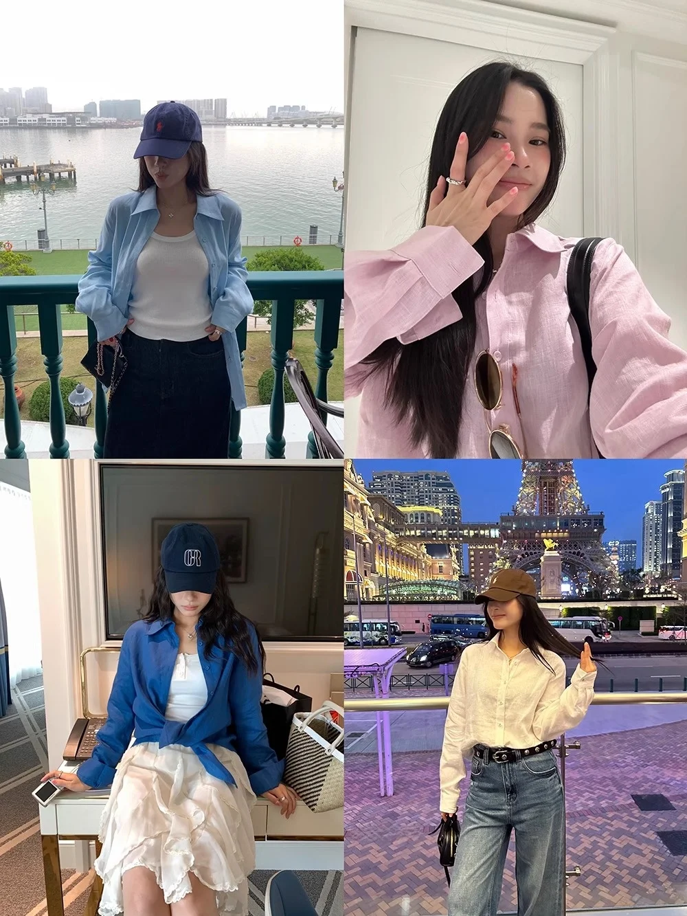 

Spring Summer New Style U2026 Minimalist Tone Pure Linen Flip-Collar Shirt Elegant Shirt Commute Style Loose Fit Lon...