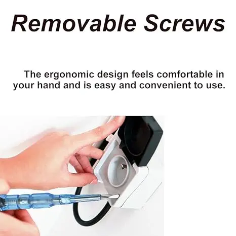 100-500V Voltage Detector Electroprobe Electric Alert Tester Volt Test Pen Plastic Handle Screwdriver Home Electricity Tools