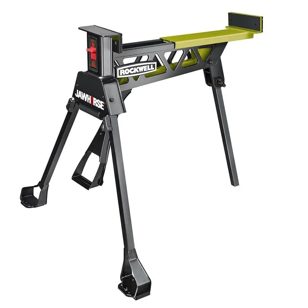 Portable JawHorse Material Clamp Station 1-Ton Clamping Force 600 lbs Load Capacity All Steel Construction Tripod Base No Mar