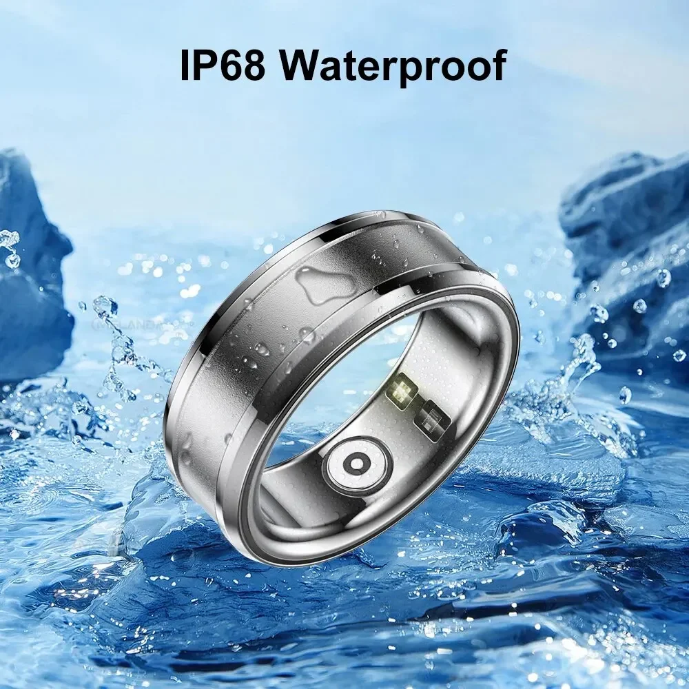 Anillo inteligente resistente al agua IP68, monitor de ritmo cardíaco, oxígeno en sangre, temperatura de la piel, Fitness, Digital, para HUAWEI y XIAOMI