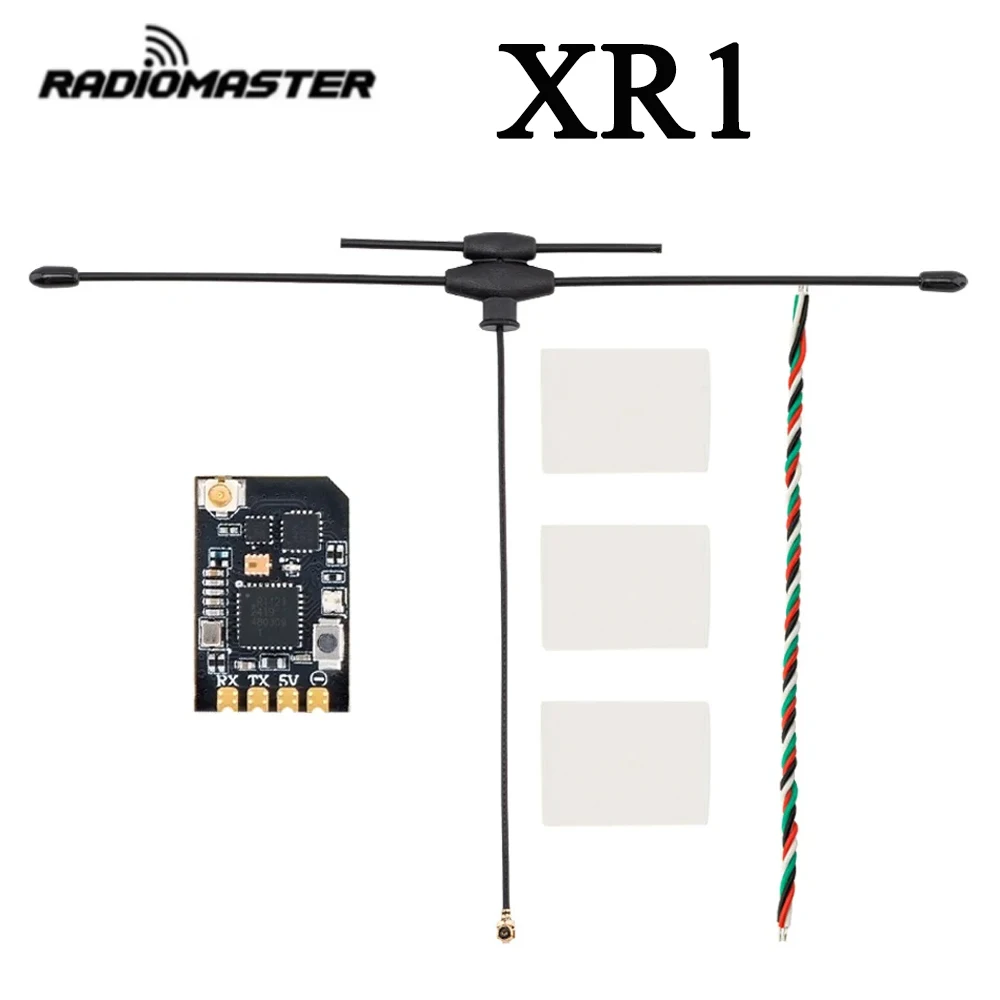 Radiomaster XR1 2.4GHz Sub-G 900MHz Dual-band Semtech LR1121 Transceiver Nano Multi-Frequency ExpressLRS Receiver