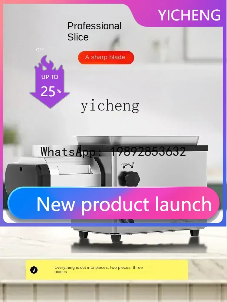 

H6 Meat Grinder Commercial Electric Stainless Steel Sausage Stuffer High-Power Automatic Multi-Function