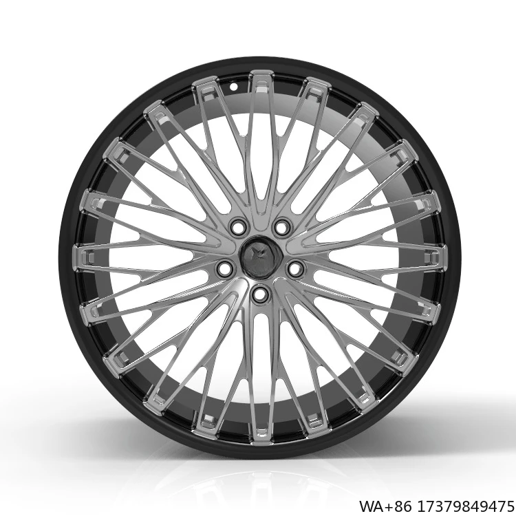 

Новый дизайн, роскошные матовые колеса автомобиля, моноблок с несколькими спицами и индивидуальными колпачками, кованые колеса