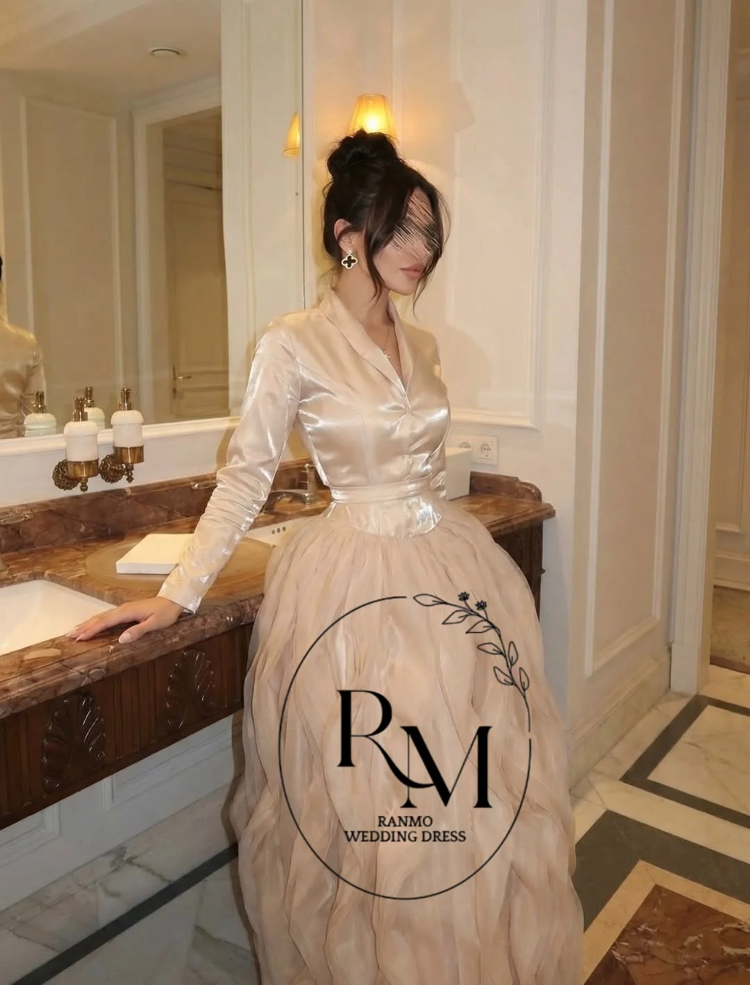 bespoke evening dresses Orange Tulle Evening Gown Women's Prom Party Dress Bespoke Occation Dresses