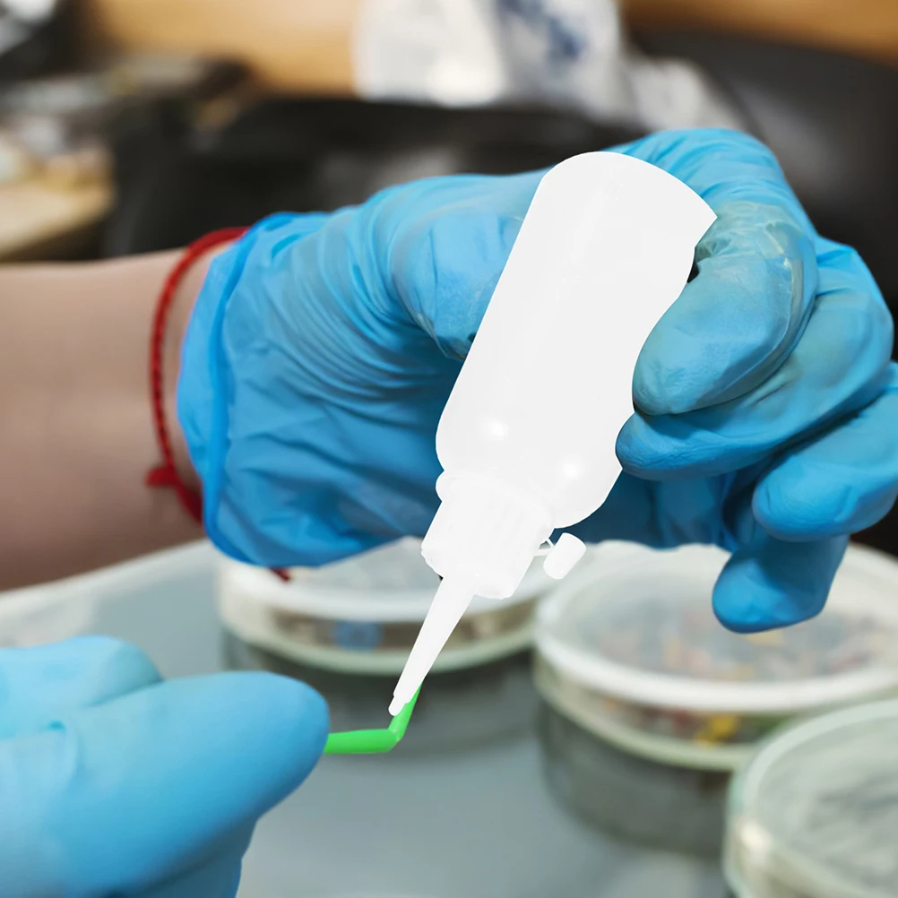 

12 Pcs Plastic Pointed-mouth Bottle Craft Glue with Tips Refillable Bottles Nozzle Empty for Liquid Precision Dropper