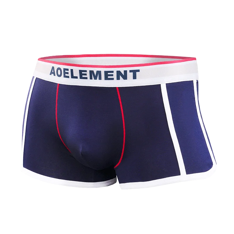 Fashion brand men's underwear men's boxers pure cotton shorts individual underpants boys breathable SAO trend boxer shorts head