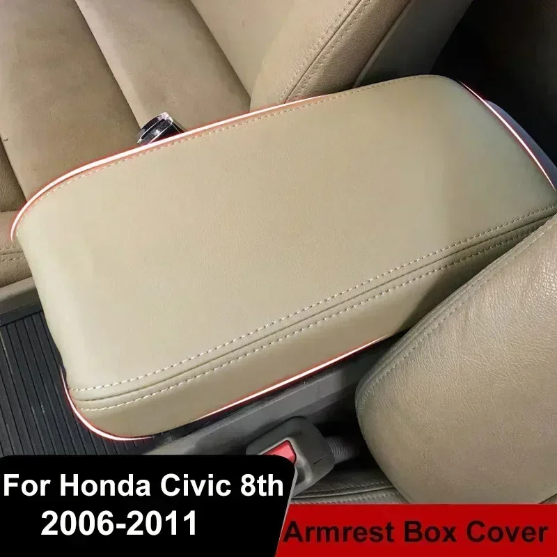 Car Center Armrest Console Box Cover Car Trim Protective Case for Honda Civic 8th Gen Sedan 2006 2007 2008 2009 2010 2011