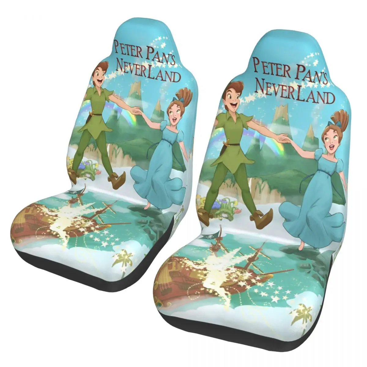 

Peter Pan Car Seat Covers Front Seats 2 Pieces Cars Interior Protection Automotive Compatible for Trucks Vans SUVs Sedans