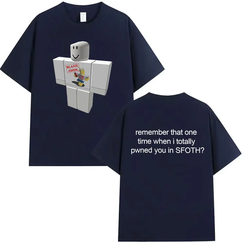 مضحك اللوم جون شيدليتسكي فورسكين 2025 طباعة تي شيرت الرجال النساء الصيف عالية الجودة موضة تي شيرت المتضخم القطن تي شيرت #6