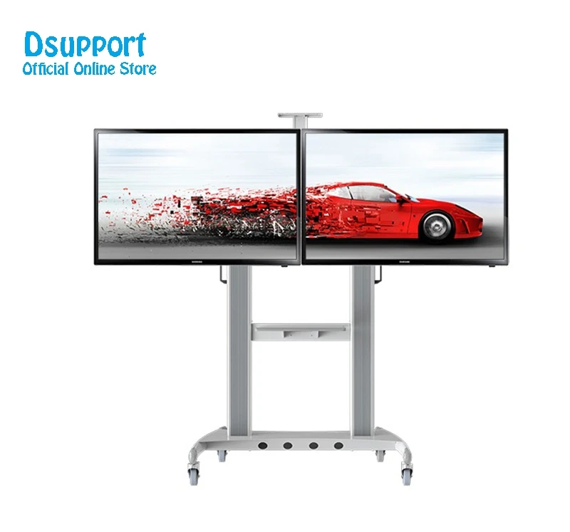 Dual Screen TV Mobile Cart 40