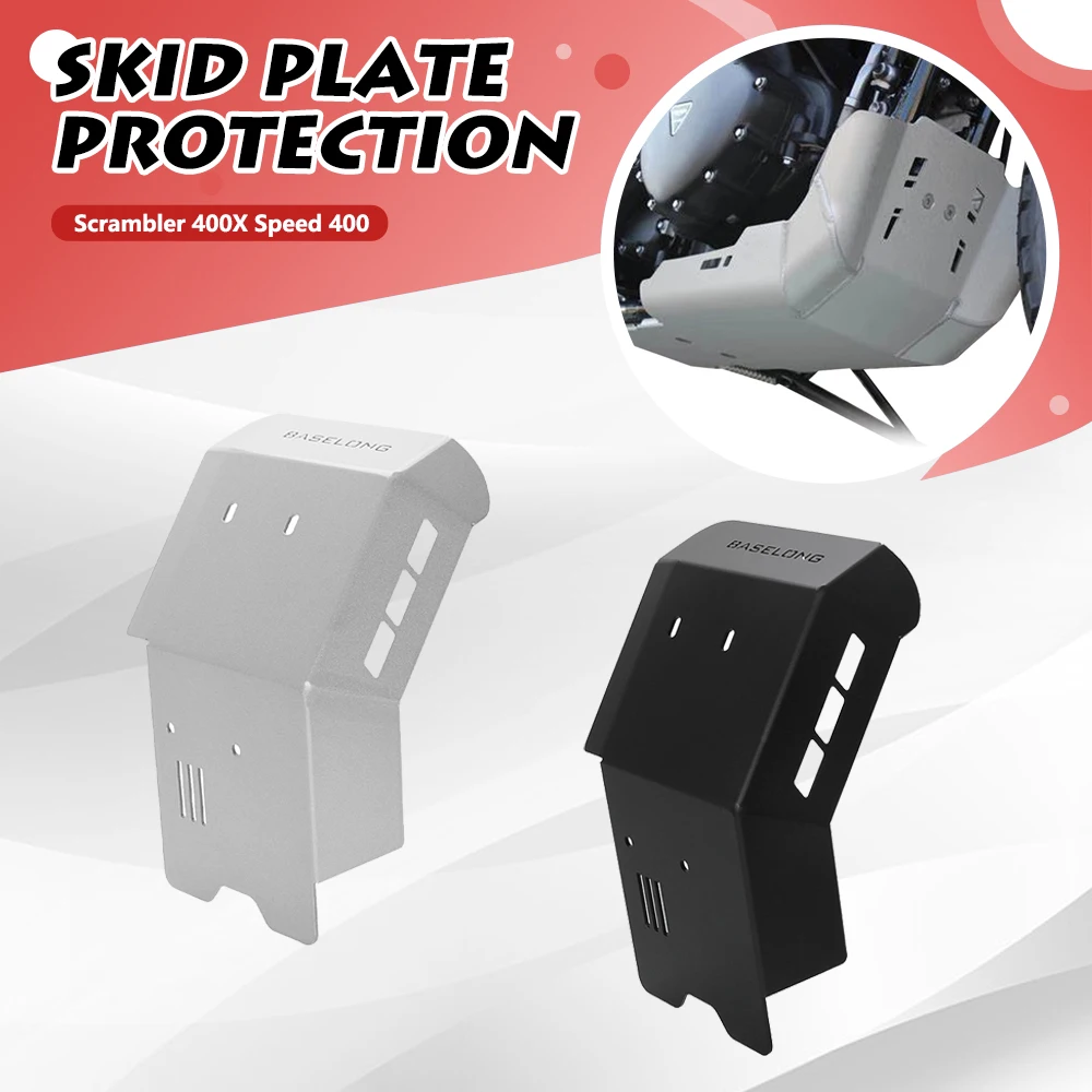 

2024-2025-2026 For Scrambler 400 X Scrambler400X Speed 400 Motocycle Accessories Aluminium Engine Guard Chassis Protection Cover