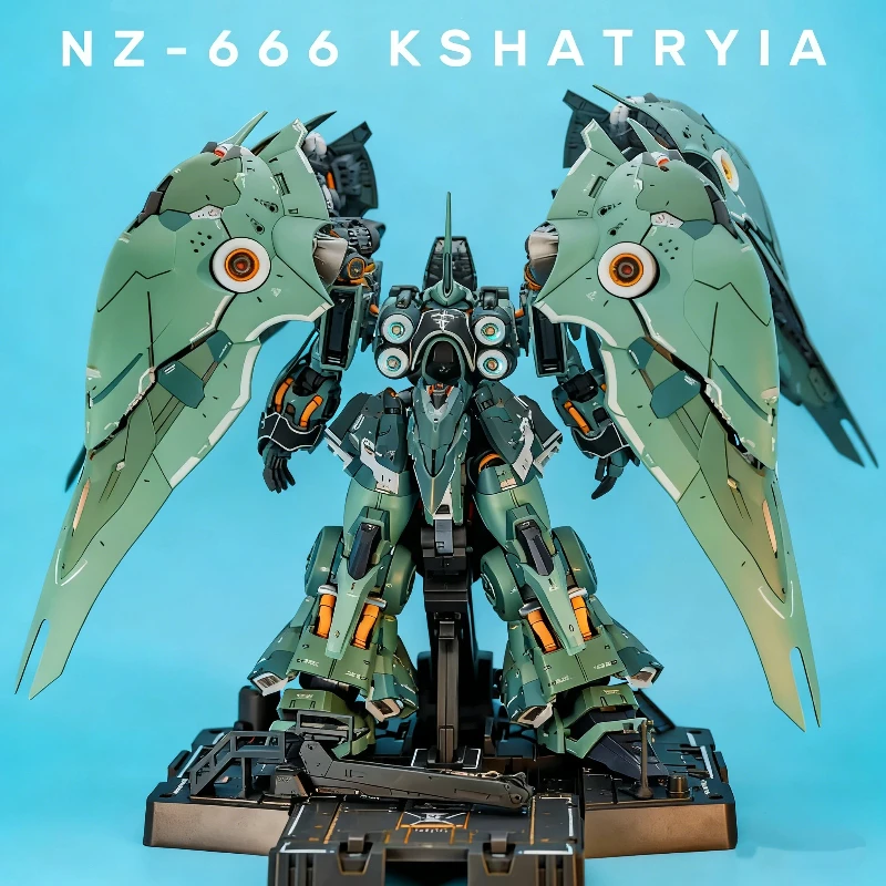 

Axis 1/100 Osiris Wings Kshatriya Big Green Pepper Assembly Model Kit Action Figures Light-Up Mecha Collectible Toy Decor Gift