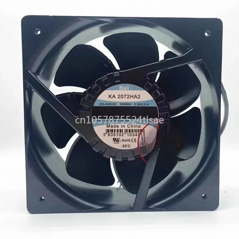 

AC220V 0.38A BALL ball bearing axial flow fan KA2072HA2