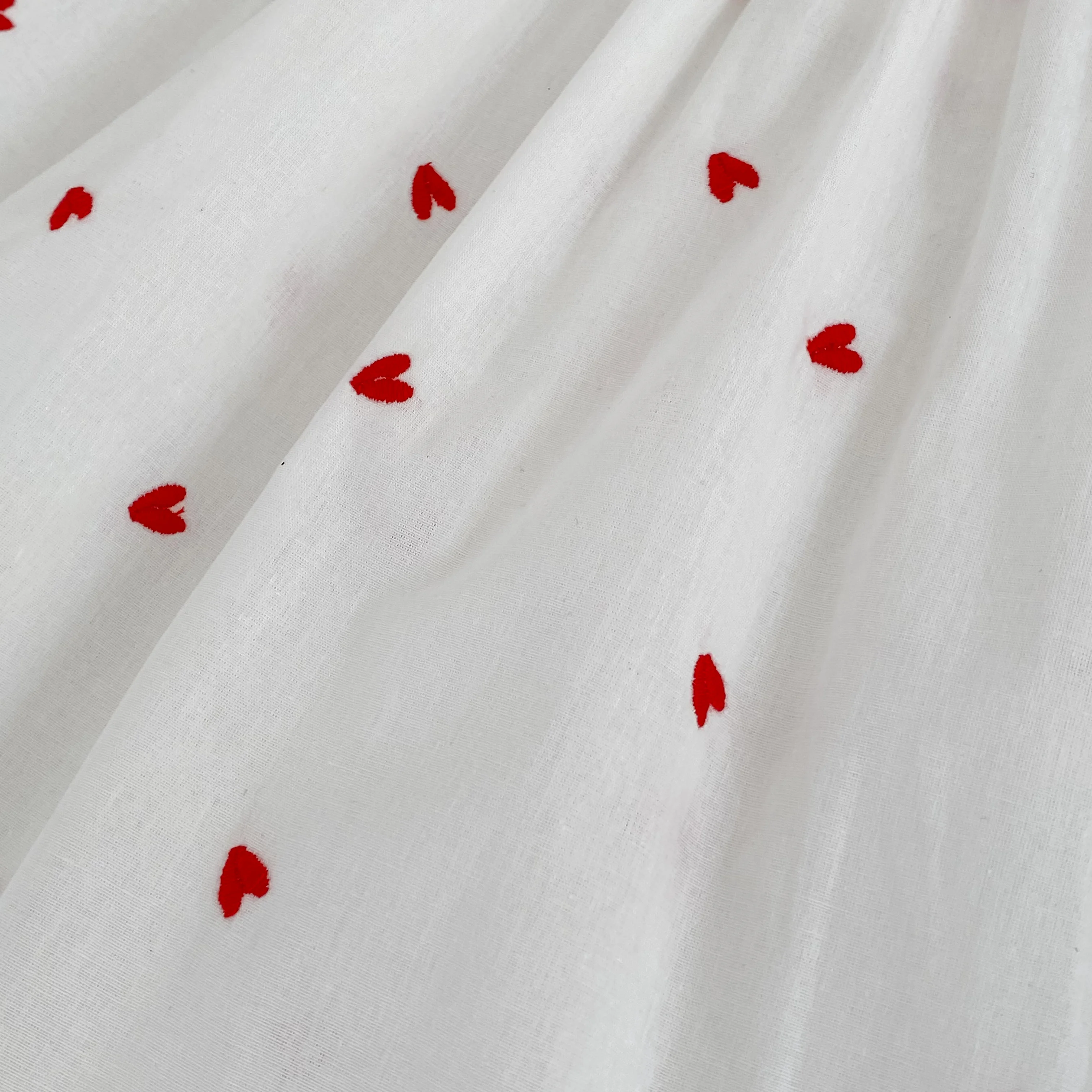 2026 Sommer Neu 2-6 Jahre Ärmelloses Weißes Kleid für Mädchen Kinder Prinzessinnen-Geburtstagskleid mit Herz-Print im Westlichen Stil – Detail 12