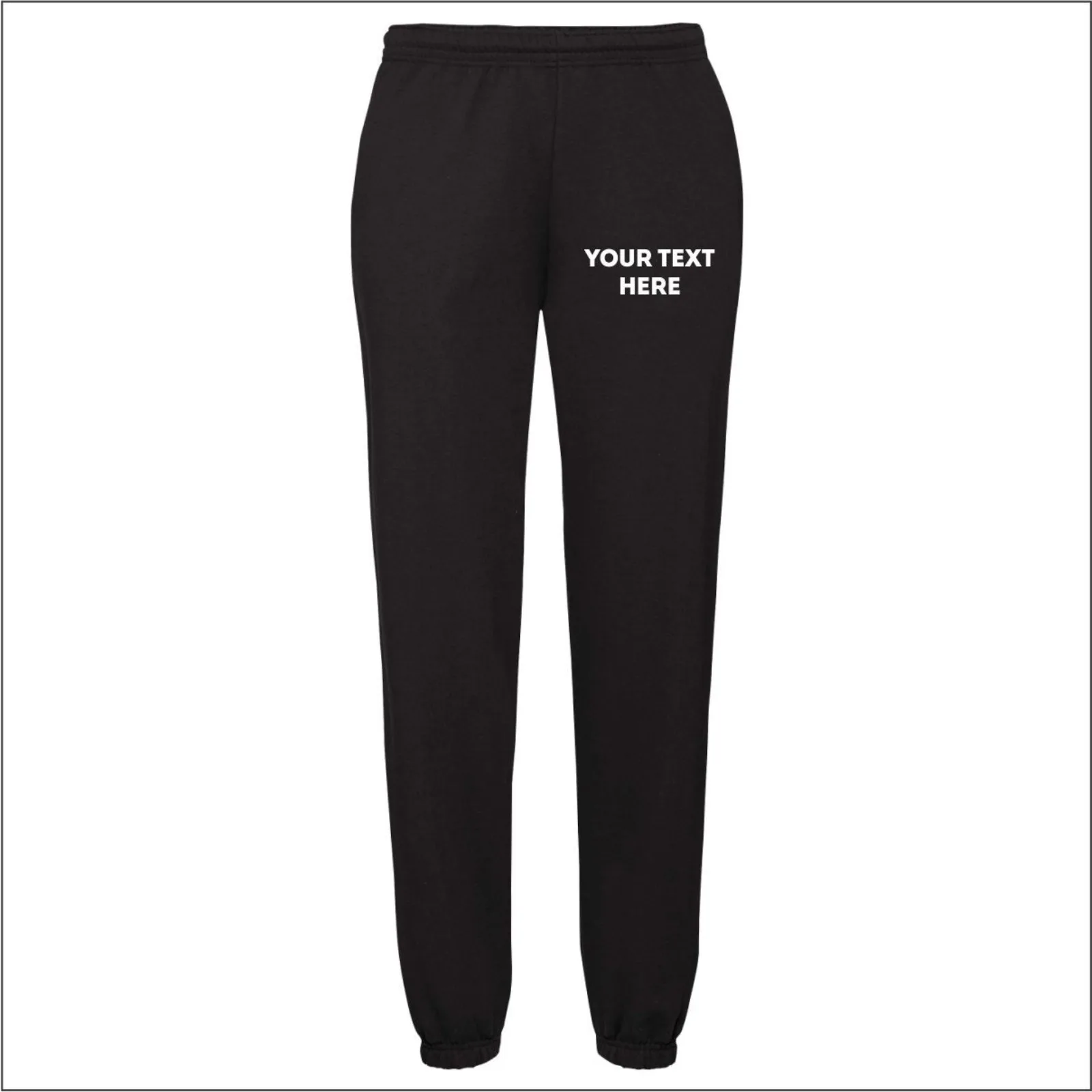 Calças de moletom personalizadas com estampa - Adicione seu próprio texto/foto - Calças casuais S-2XL