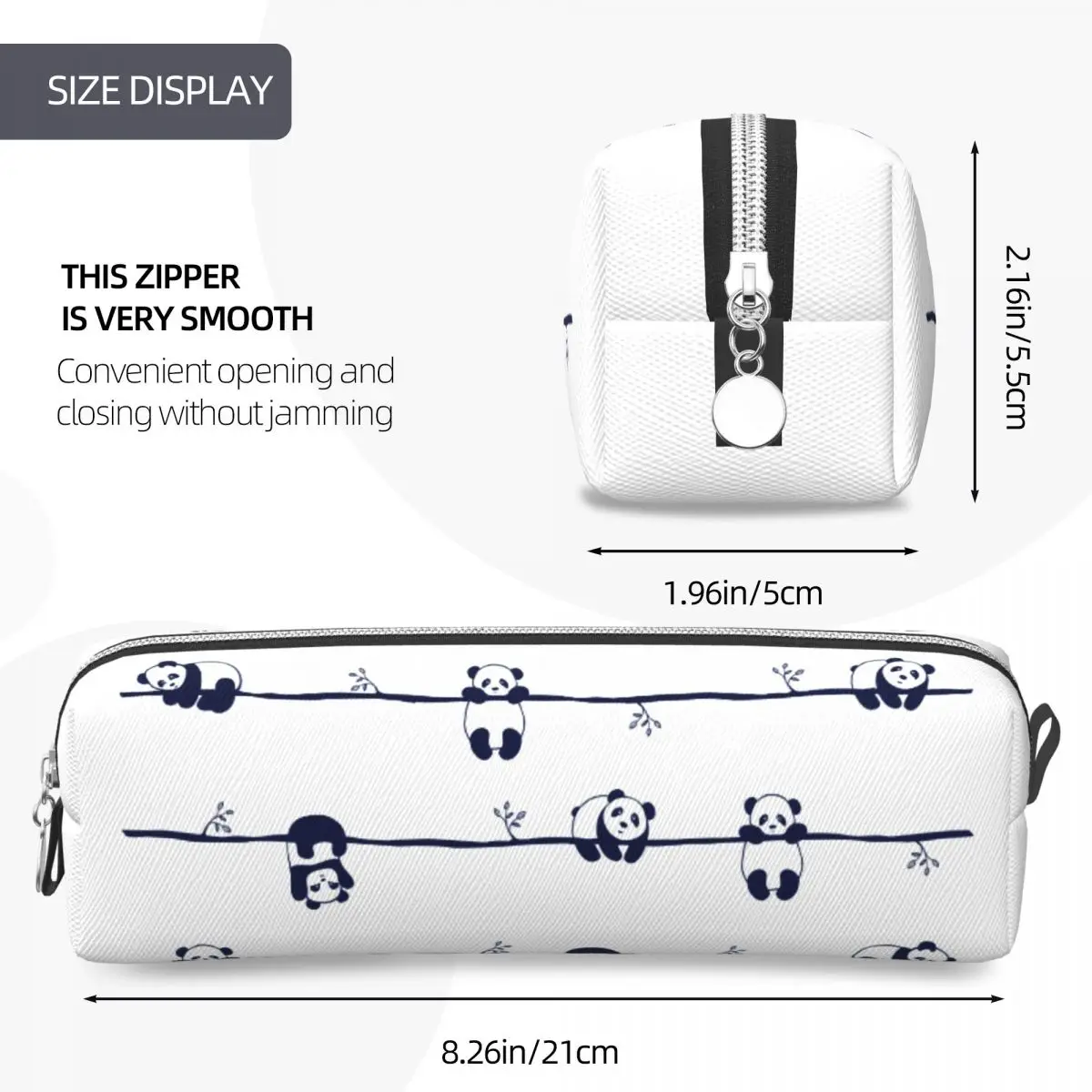 حافظات أقلام الباندا اللطيفة، حقائب صندوق أقلام على شكل حيوانات جميلة للطلاب، صندوق تخزين كبير للوازم المدرسية، صندوق أقلام رصاص لمستحضرات التجميل