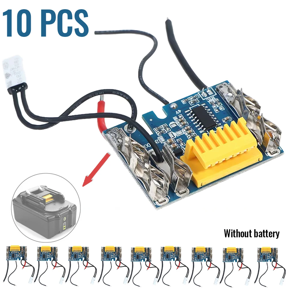 10PCS 18V Battery Chip PCB Board Replacement for Makita BL1830 BL1840 BL1850 BL1860 Power Tool Battery Charging Protection Board