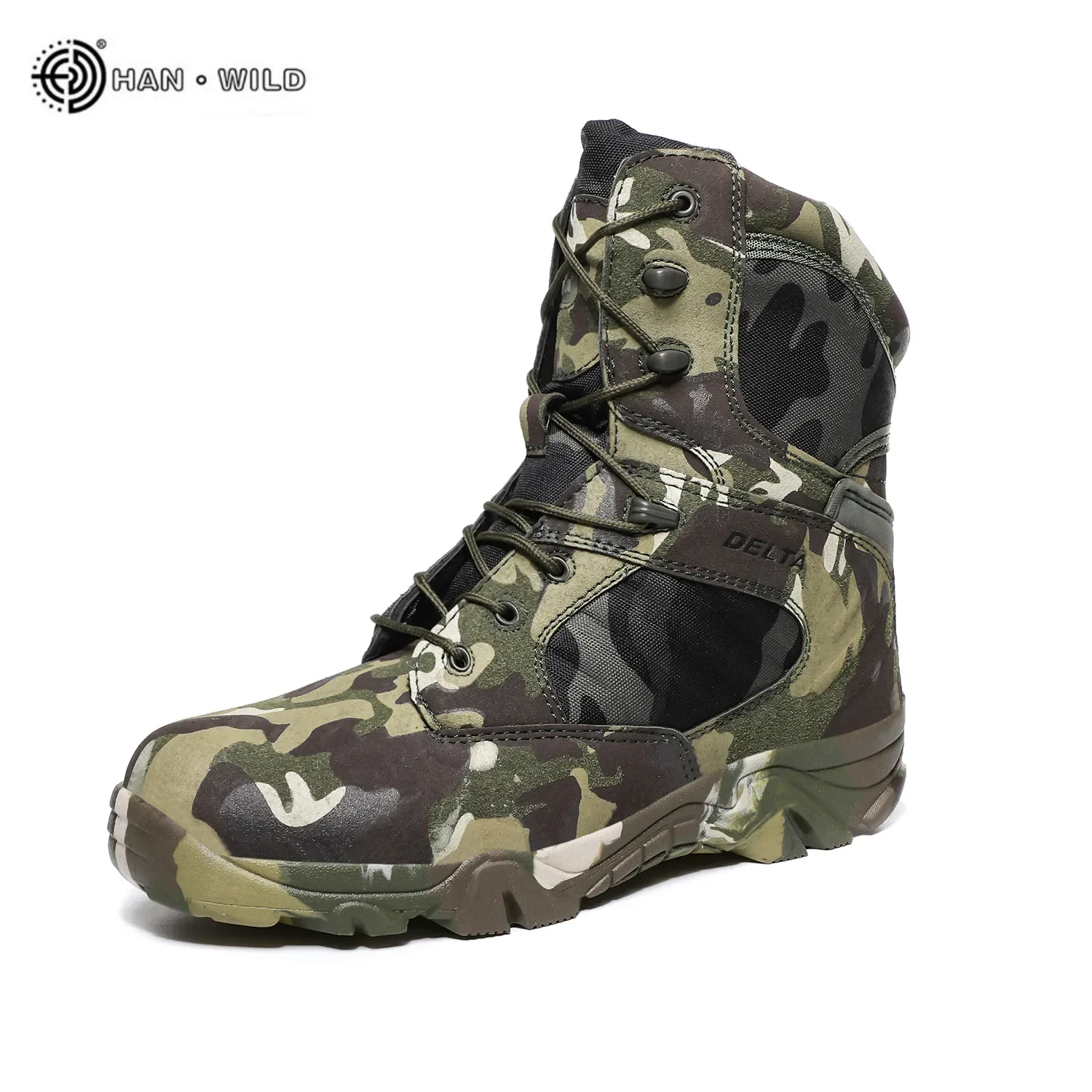 

Men Boots Ankle Rubber CS Combat Tactical Boots Camouflage Mens Sneakers Casual Shoes Outdoor Work Safety Boots