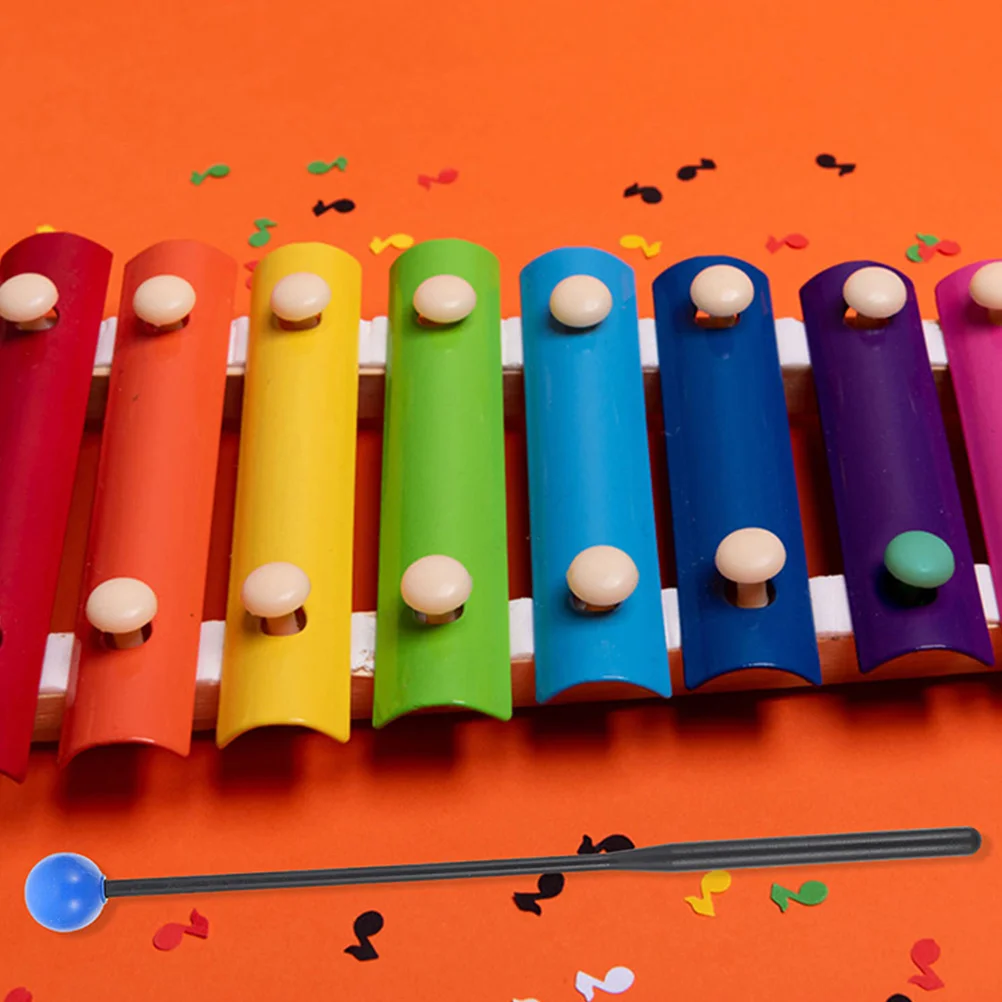 

2Pairs Plastic Rubber Xylophone Mallets Sturdy Safe Musical Instrument Accessory Clear Sound Long Service Life Beginner Friendly