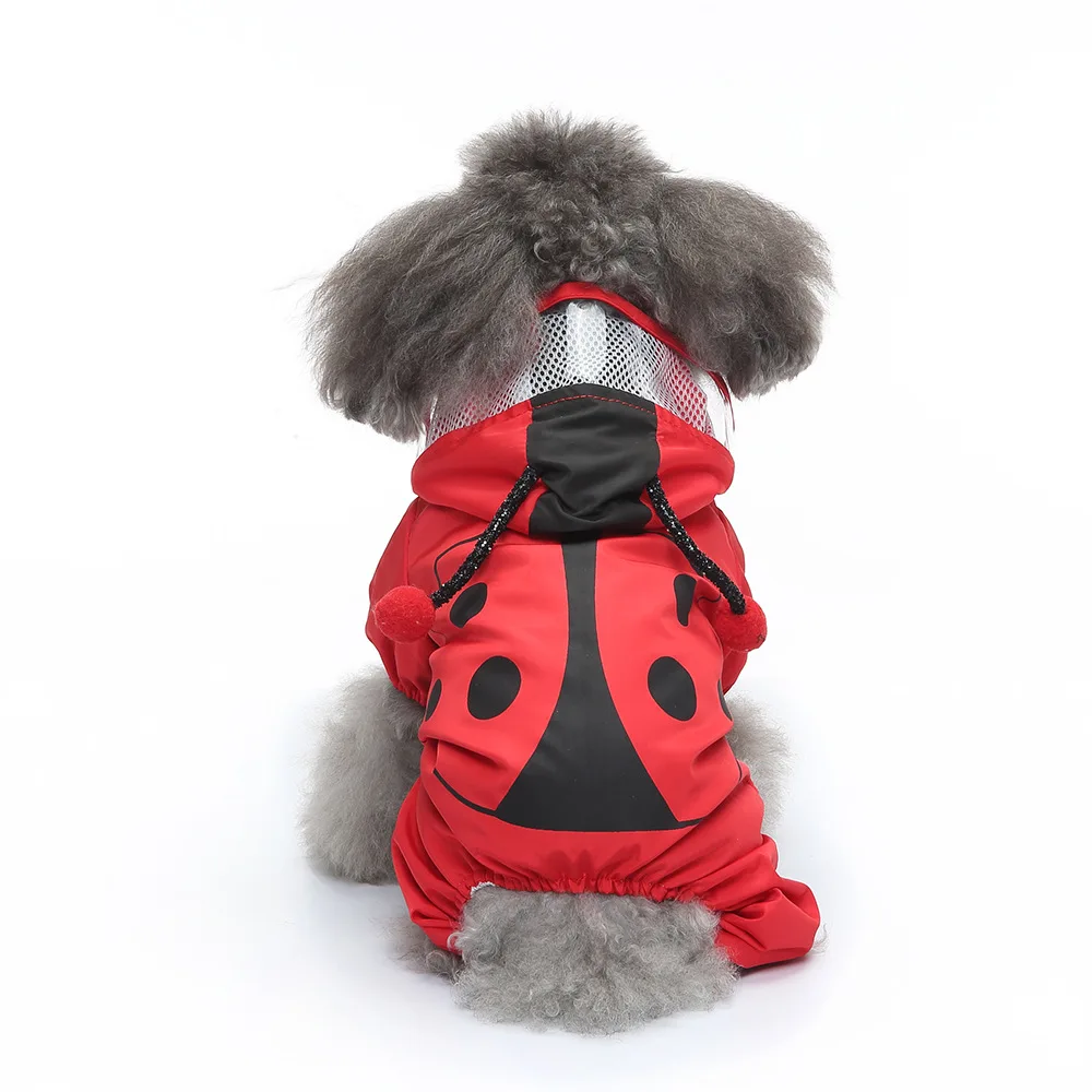 Pet Dog Raincoat Fashion Duck Frog Style Jumpsuit Waterproof Dog Jacket Puppy Water Resistant Clothes for Dogs Pet Coat