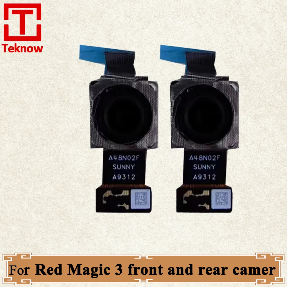 Original camera For ZTE Nubia Red Magic 3 RedMagic 3S NX629J Back Main Rear Big camera Small Front Camera flex cable