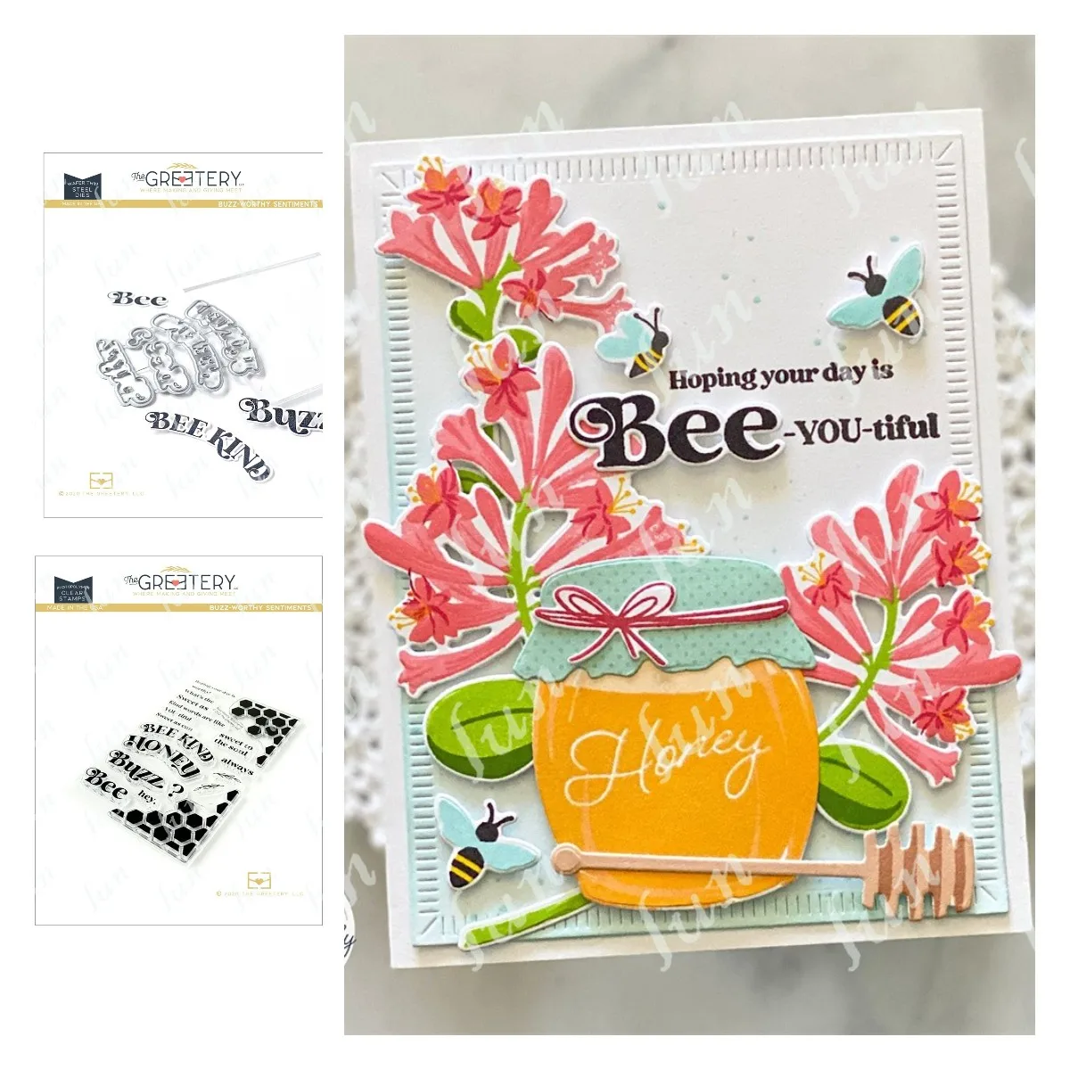 Buzz-worthy Sentiments Bee Die Cutter 2022 New Metal Cutting Die Diy Molds Scrapbooking Paper Making Cuts Crafts Template Mould