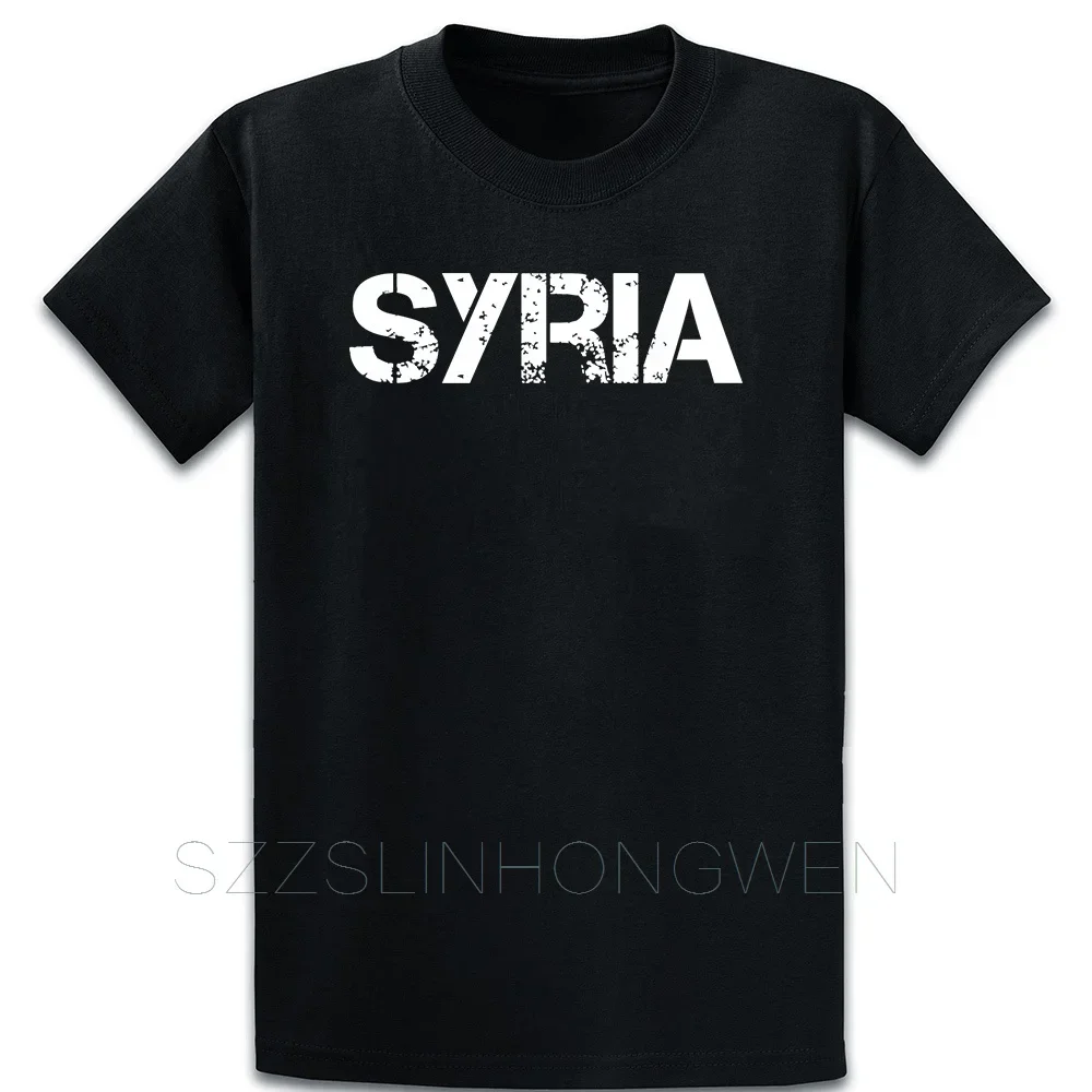 

Syria Couple Short Sleeved T-shirt For Men Women Breathable Casual Pure Cotton Loose Tops