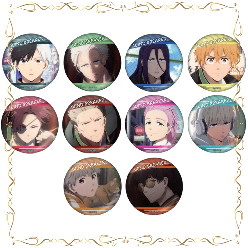 

Badge Emblem Gashapon Anime Figures Kawaii Ornament Anime Figures