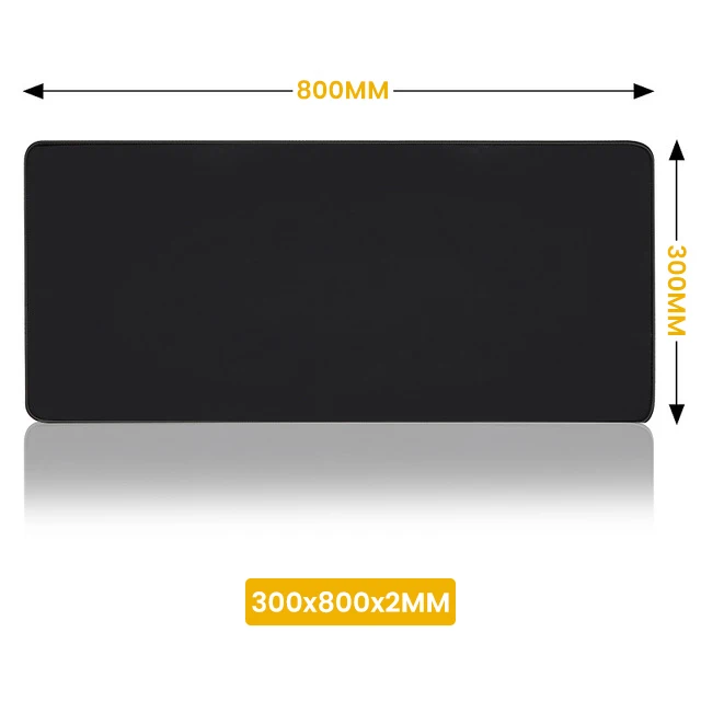 XXL Gaming Mouse Pad — Black Desk Mat