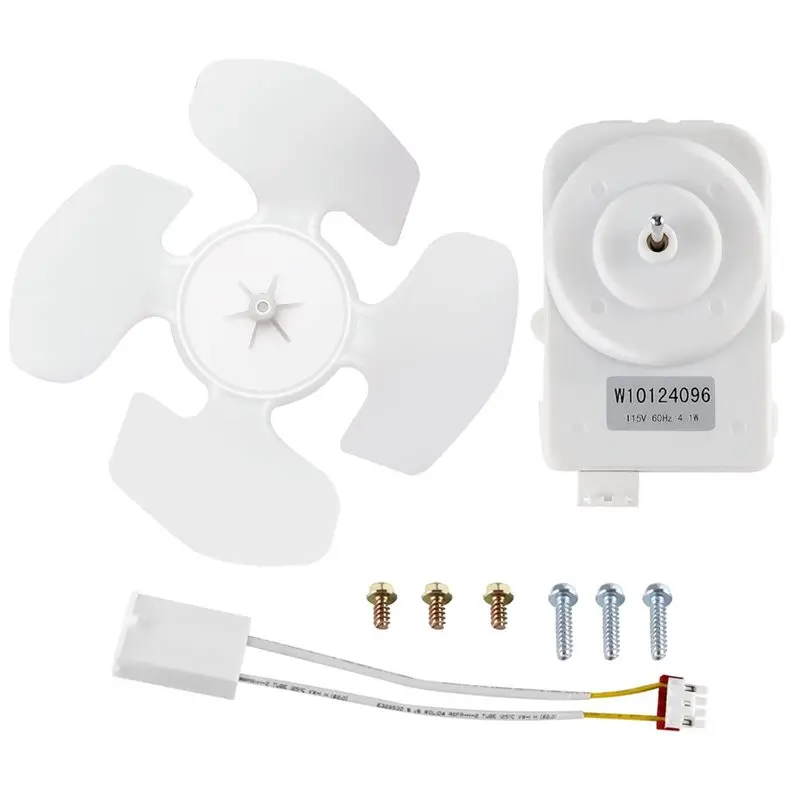 [B25B!】 W10124096 Replacement Condenser Fan Motor For Whirlpool Refrigerator-EAP1957416 AP4318657 PS1957416