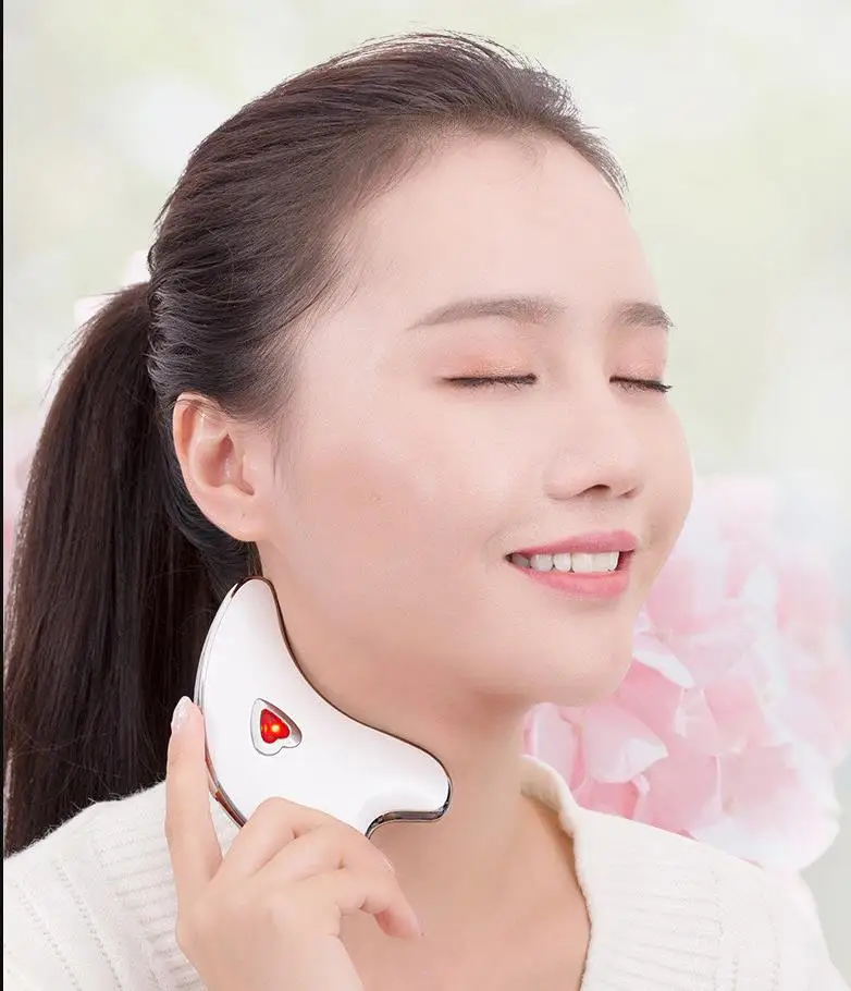 

Mini Electric Facial Scraping Plate Massager Gua Sha Machine Lifting Massage Tools For Body Neck Face Massage Scraping Board