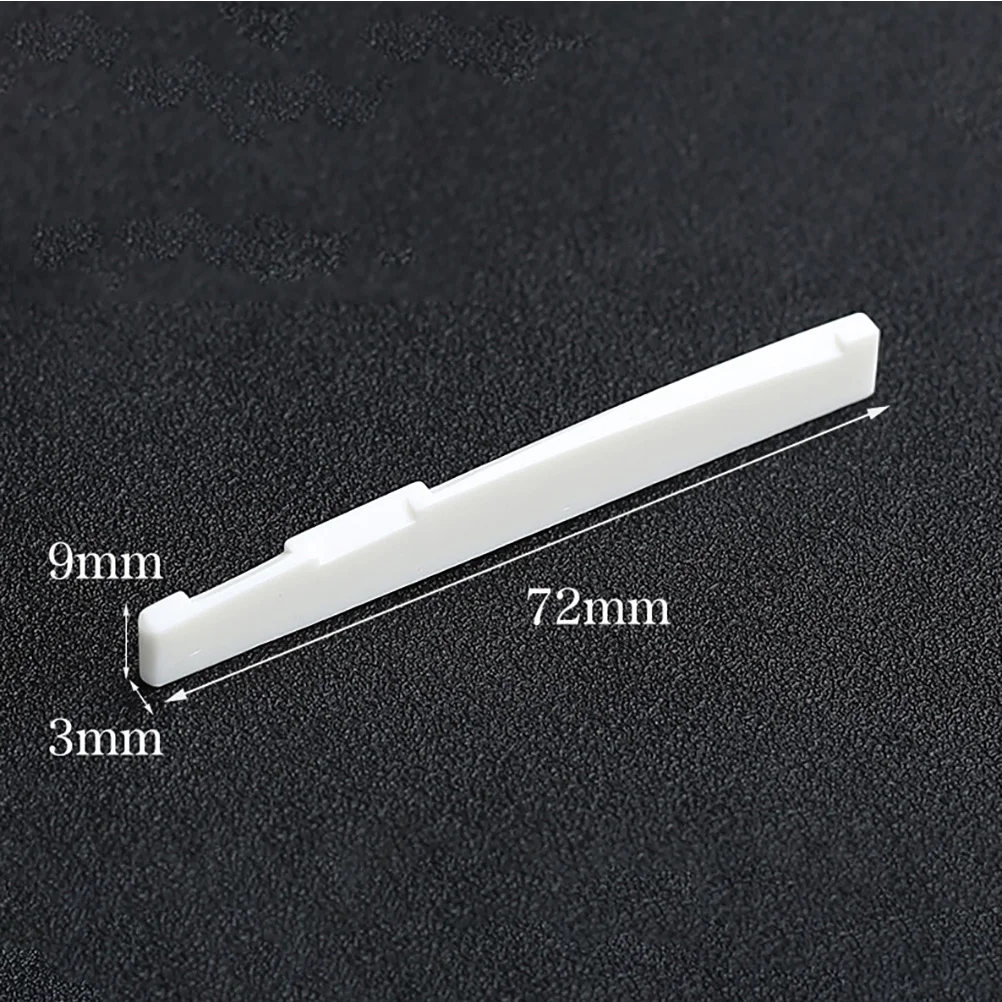 

4Pcs Guitar String Nuts Ox Bone High Nut Replacement Lightweight Wear Resistant Guitar Accessories