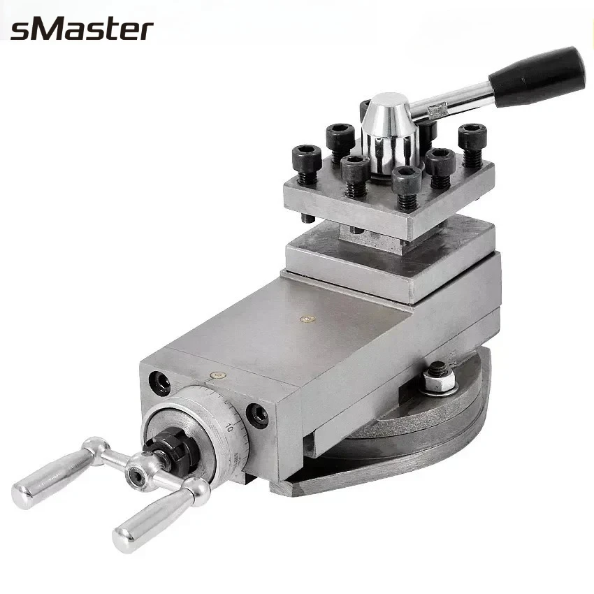 1pc 어셈블리 퀵 체인지 선반 도구 홀더 80mm 스트로크 AT300 도구 홀더 미니 선반 액세서리 금속 선반 홀더