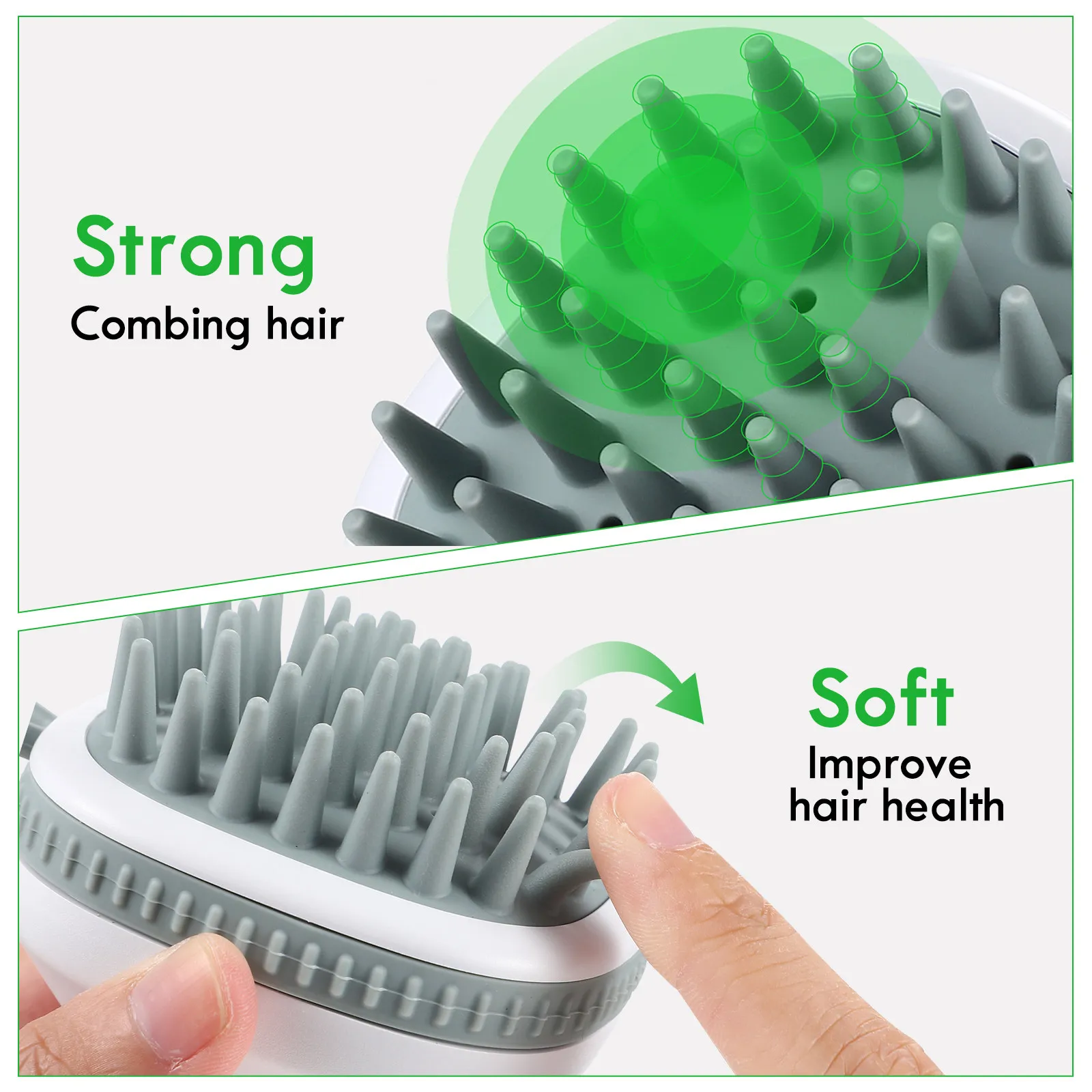 

6Pcs Scalp Massager Brushes Dual-Purpose Hair Scalp Shampoo Brush Massage Cleaning Supplies Travel Household Exfoliator Brush