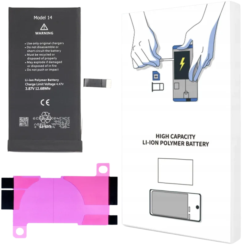 BATERIA DO iPHONE 14 POJEMNOŚĆ 3279 mAh ŚWIEŻA KOMPLET — 2