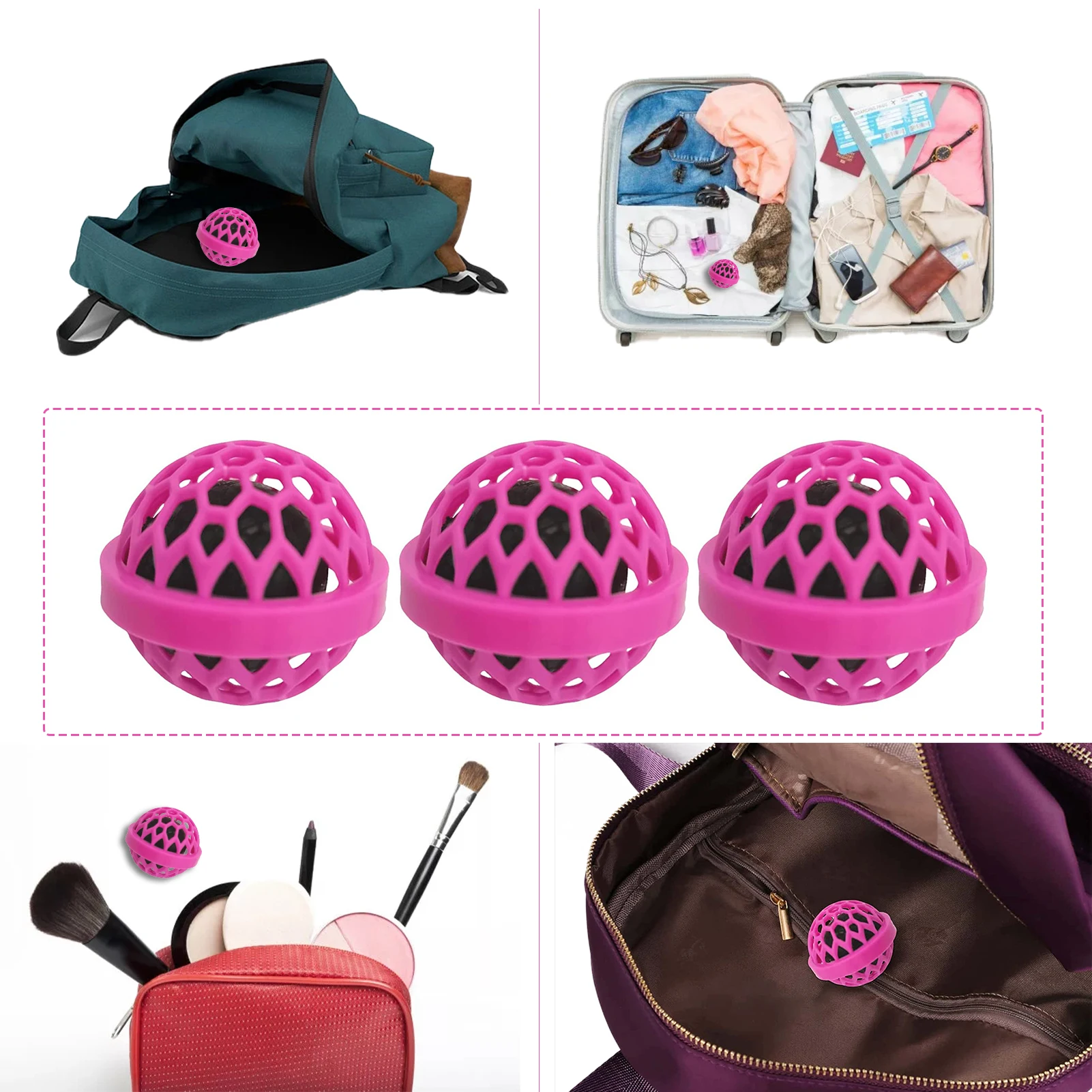 Unique Purse Cleaning Ball For Handbags Shoulder Tote Bags Reusable Laundry Washing Balls Purses Cleaner Ball For Tote Purse