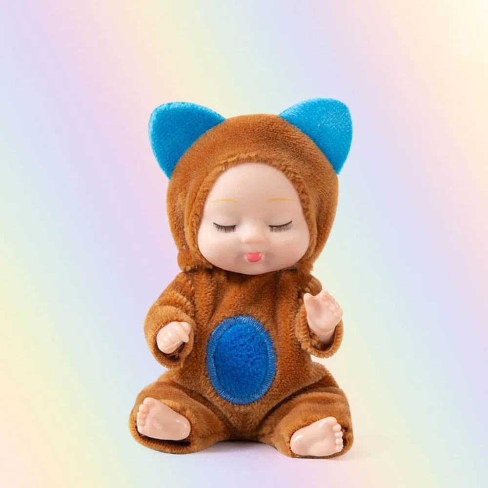 Poupées BJD Fleece Baby Series pour enfants, jouet mignon Reborn Butter, vêtements à motifs d'animaux, jouets réalistes, cadeau d'anniversaire, nouveau