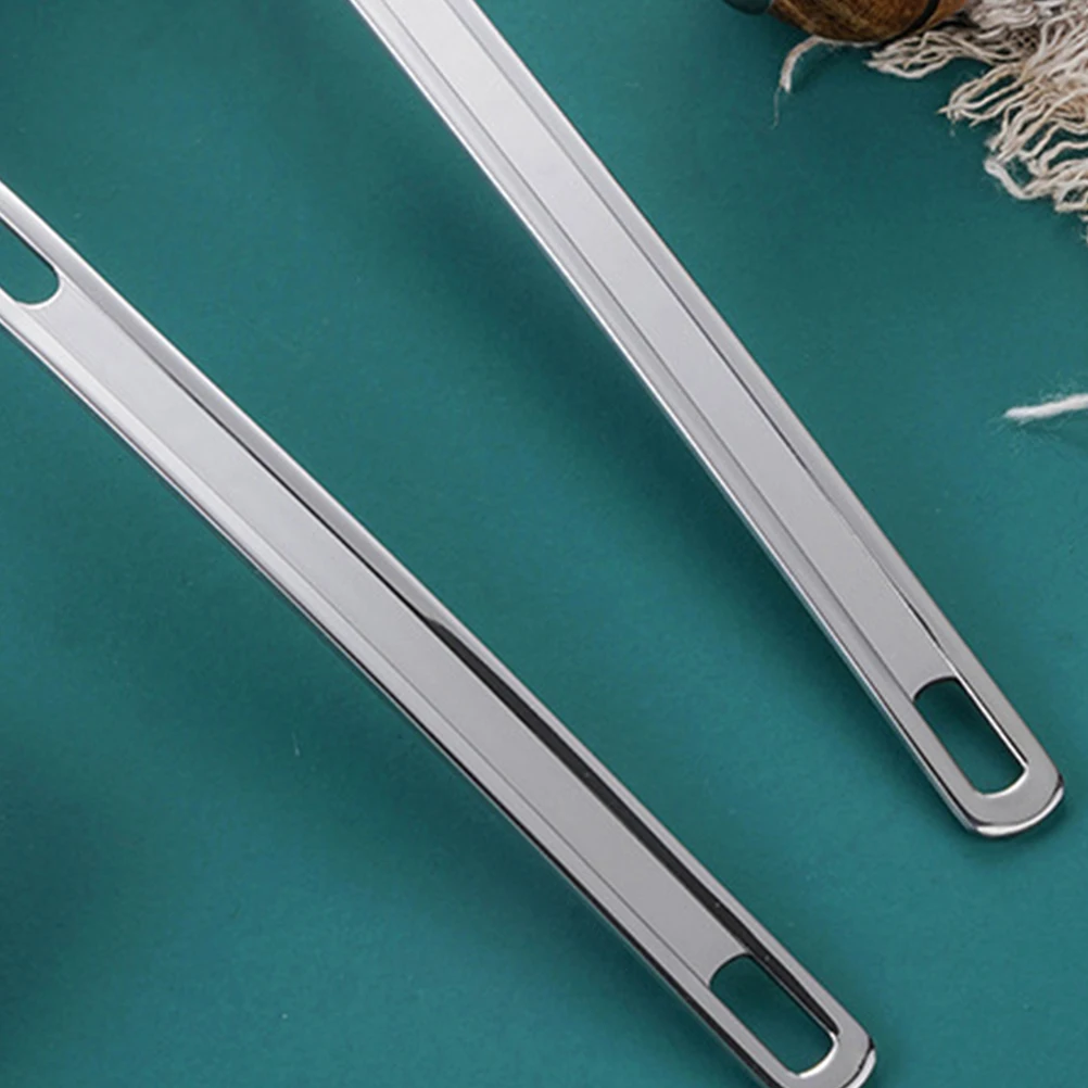 

Stainless Steel Hot Pot Spoon Ladle Soup Mala Rustproof Food Serving Buffet Utensil Smooth Edge Curved H Hanging Hole